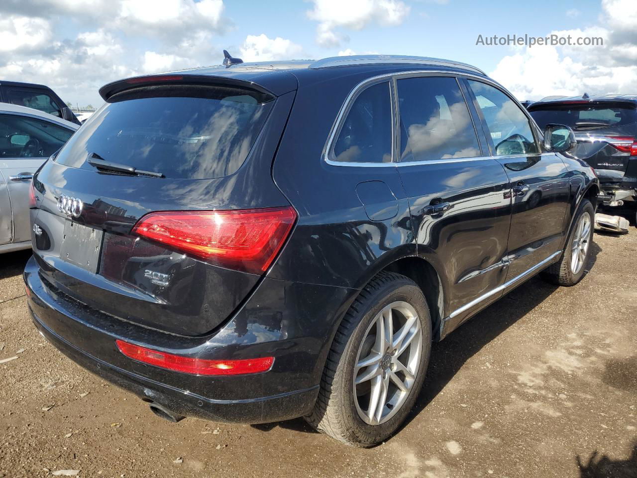 2014 Audi Q5 Premium Plus Black vin: WA1LFAFP7EA097229