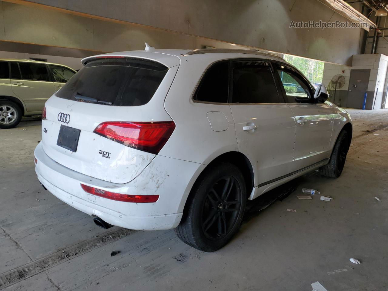 2014 Audi Q5 Premium Plus White vin: WA1LFAFP7EA104597