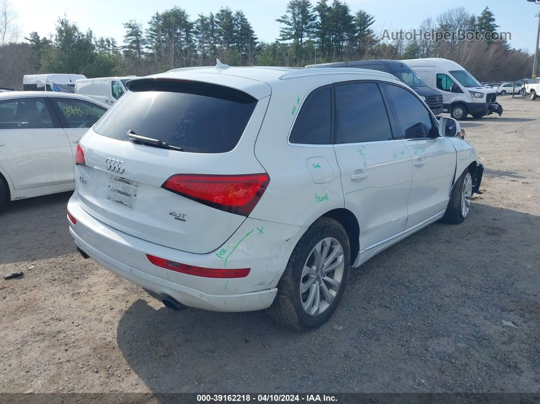 2014 Audi Q5 2.0t Premium White vin: WA1LFAFP7EA116894