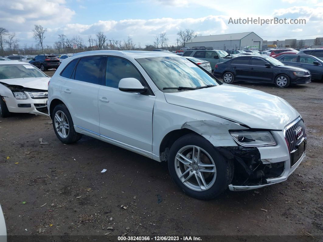 2014 Audi Q5 2.0t Premium White vin: WA1LFAFP7EA117284