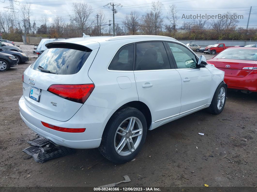 2014 Audi Q5 2.0t Premium White vin: WA1LFAFP7EA117284