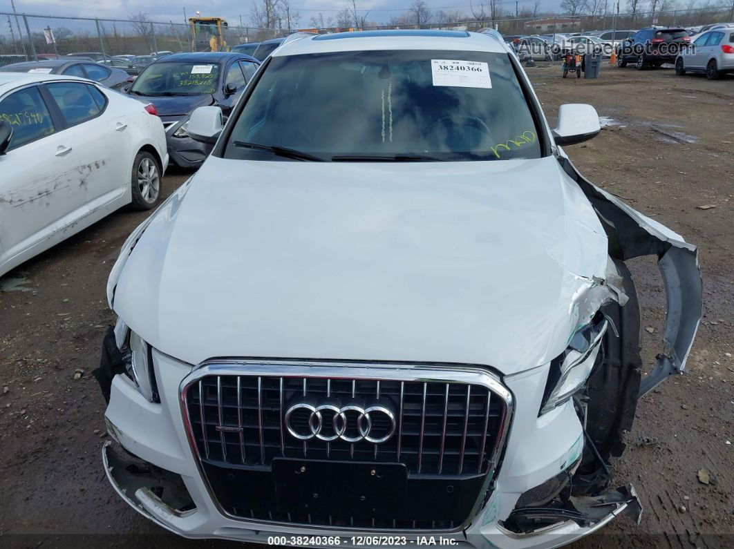 2014 Audi Q5 2.0t Premium White vin: WA1LFAFP7EA117284