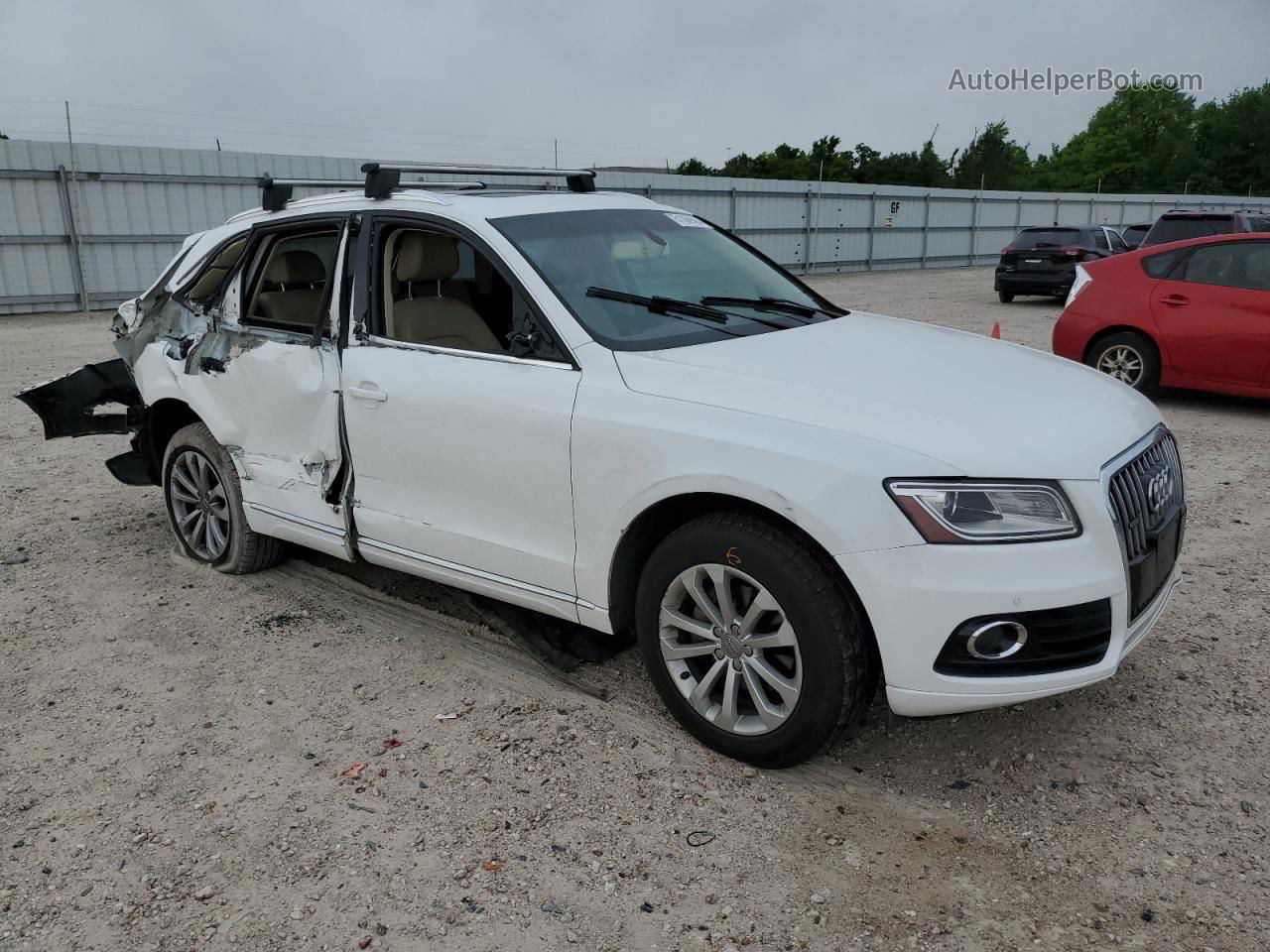 2014 Audi Q5 Premium Plus Белый vin: WA1LFAFP8EA024712