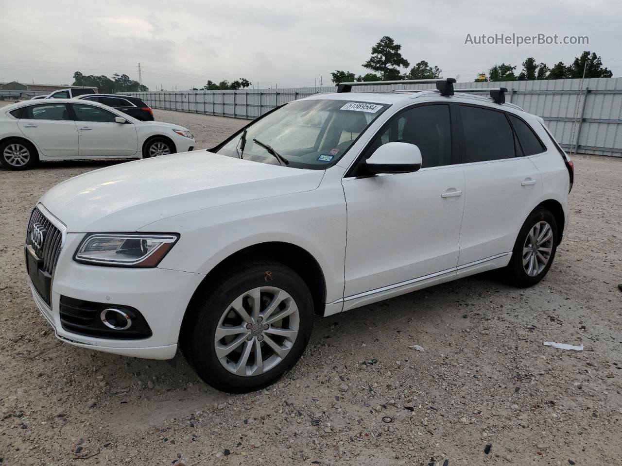 2014 Audi Q5 Premium Plus Белый vin: WA1LFAFP8EA024712