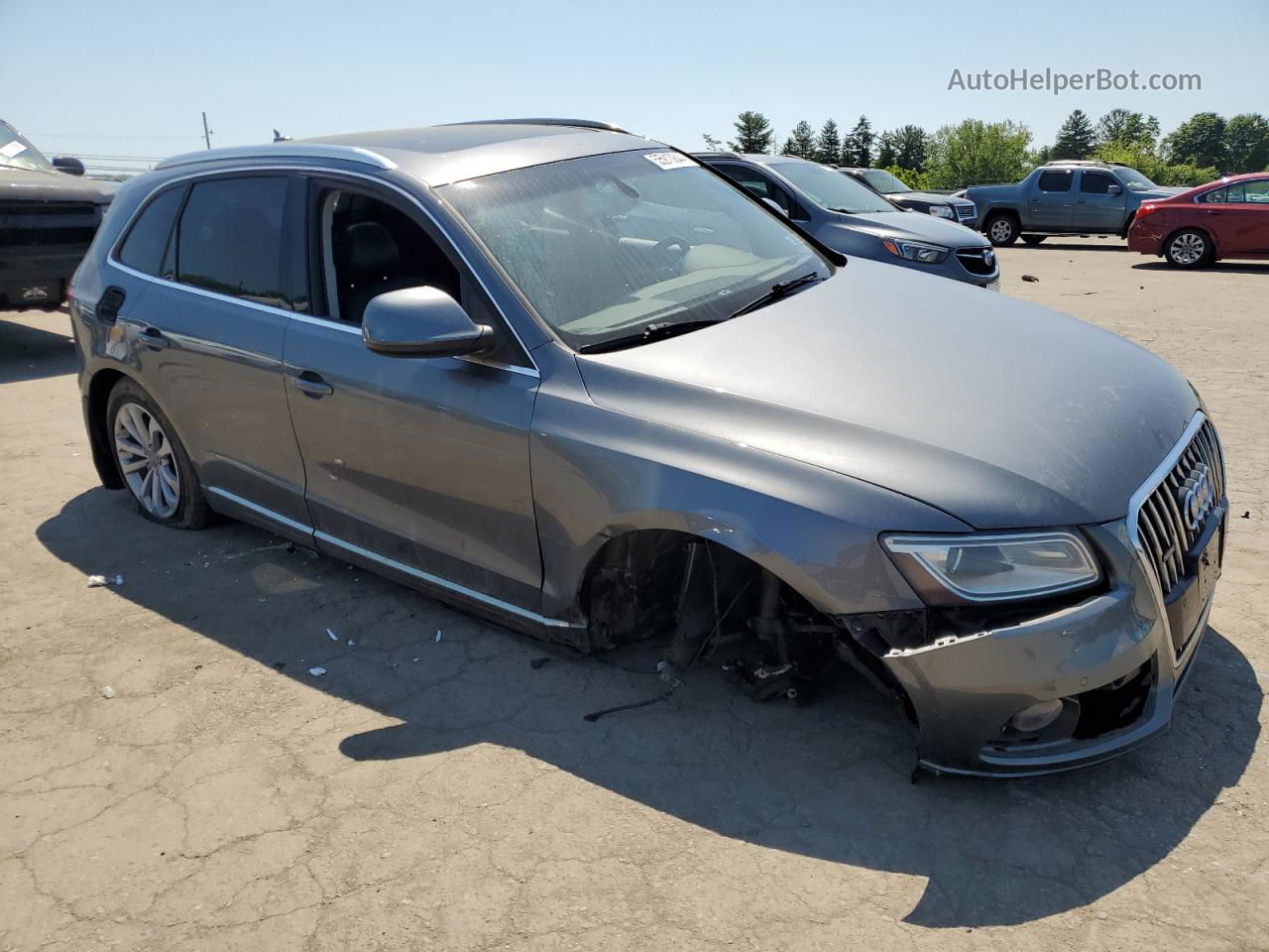 2014 Audi Q5 Premium Plus Charcoal vin: WA1LFAFP8EA034608