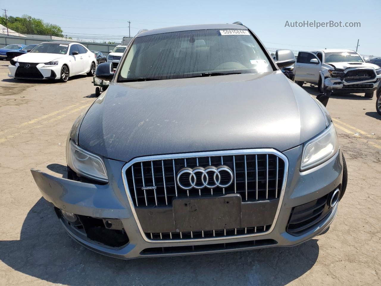 2014 Audi Q5 Premium Plus Charcoal vin: WA1LFAFP8EA034608