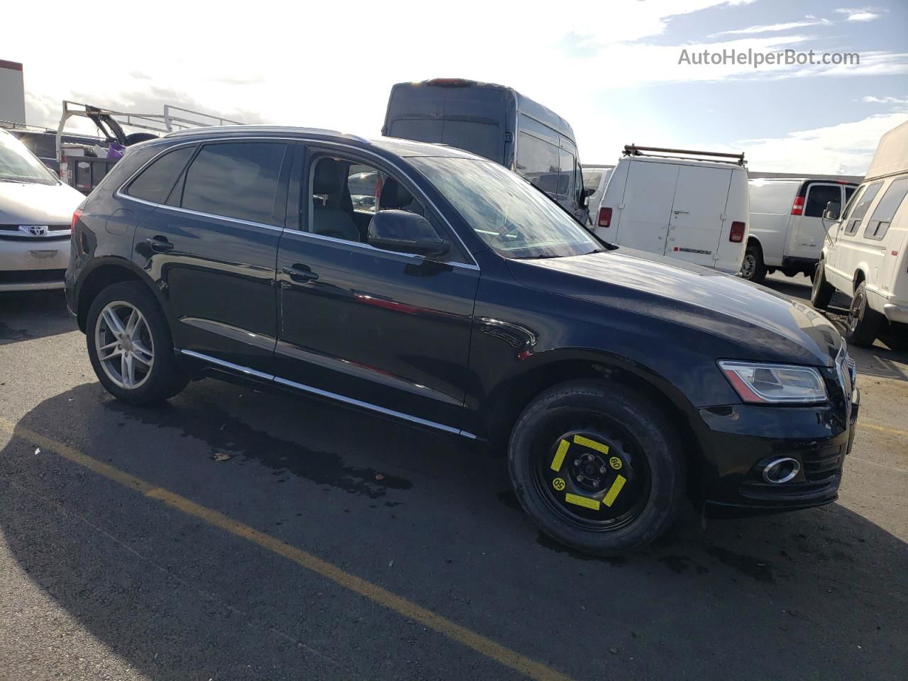 2014 Audi Q5 Premium Plus Черный vin: WA1LFAFP8EA056530