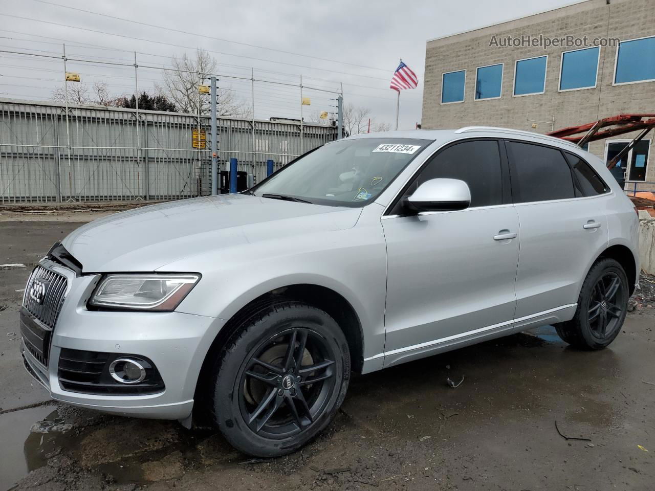 2014 Audi Q5 Premium Plus Silver vin: WA1LFAFP8EA059444