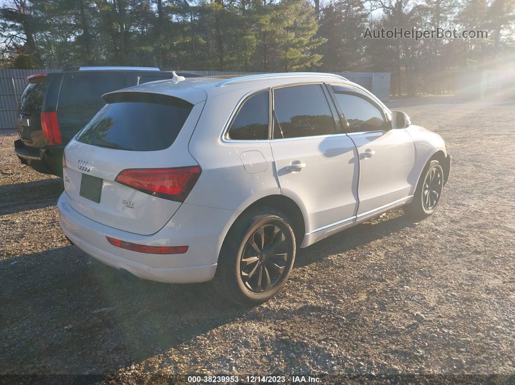 2014 Audi Q5 2.0t Premium White vin: WA1LFAFP8EA062991