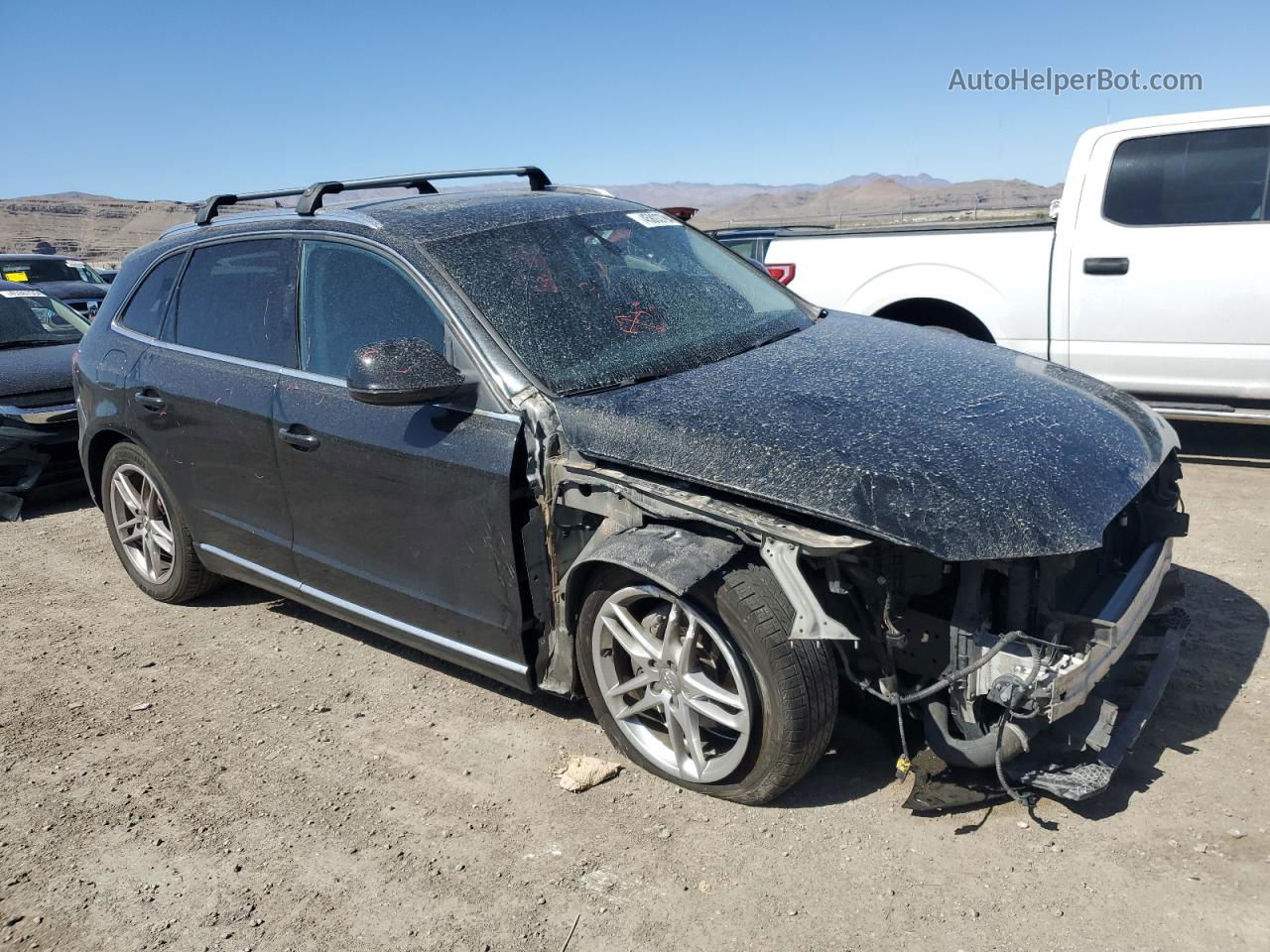 2014 Audi Q5 Premium Plus Black vin: WA1LFAFP8EA082416