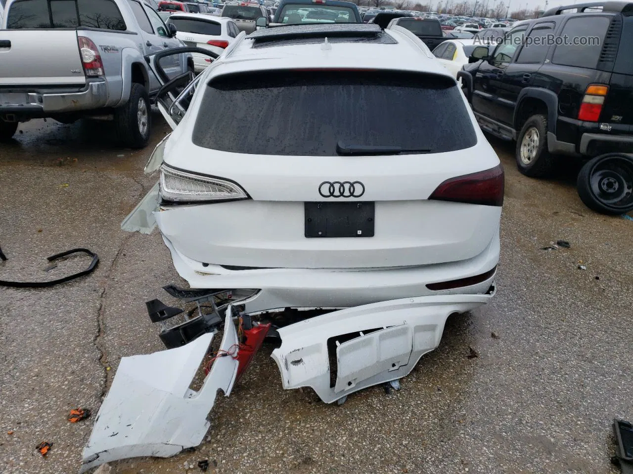 2014 Audi Q5 Premium Plus White vin: WA1LFAFP8EA089849