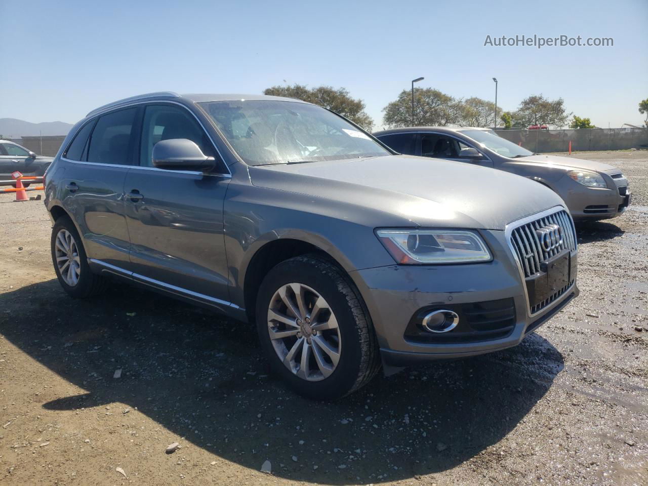 2014 Audi Q5 Premium Plus Серый vin: WA1LFAFP8EA130254