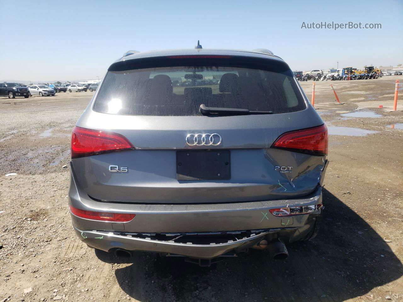 2014 Audi Q5 Premium Plus Gray vin: WA1LFAFP8EA130254