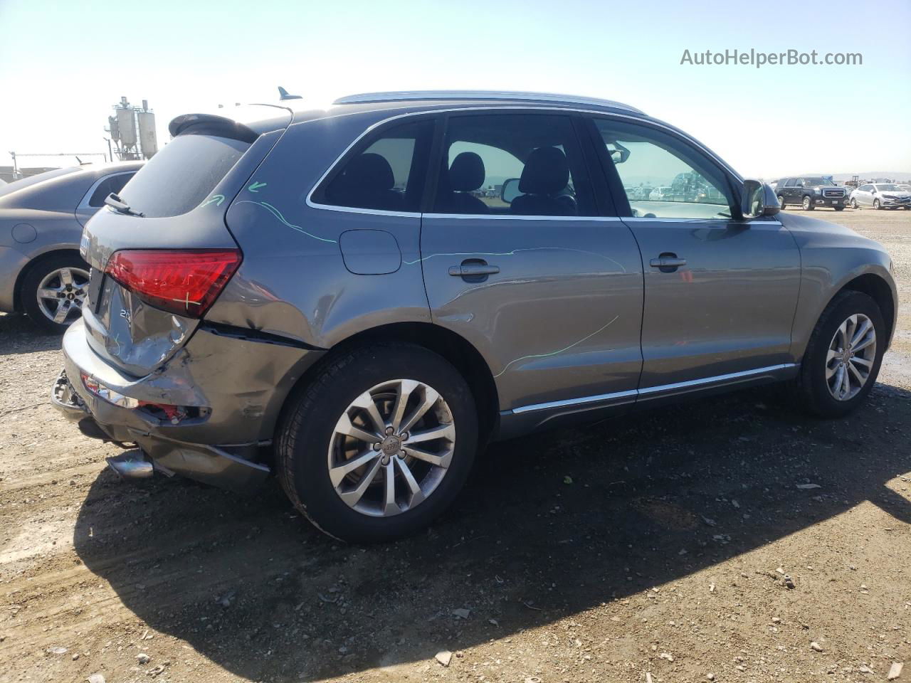 2014 Audi Q5 Premium Plus Серый vin: WA1LFAFP8EA130254