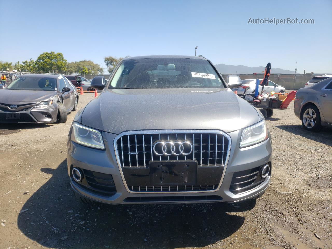 2014 Audi Q5 Premium Plus Gray vin: WA1LFAFP8EA130254