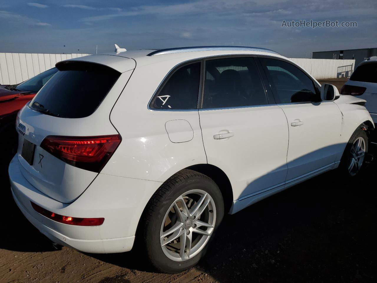 2014 Audi Q5 Premium Plus White vin: WA1LFAFP9EA008194