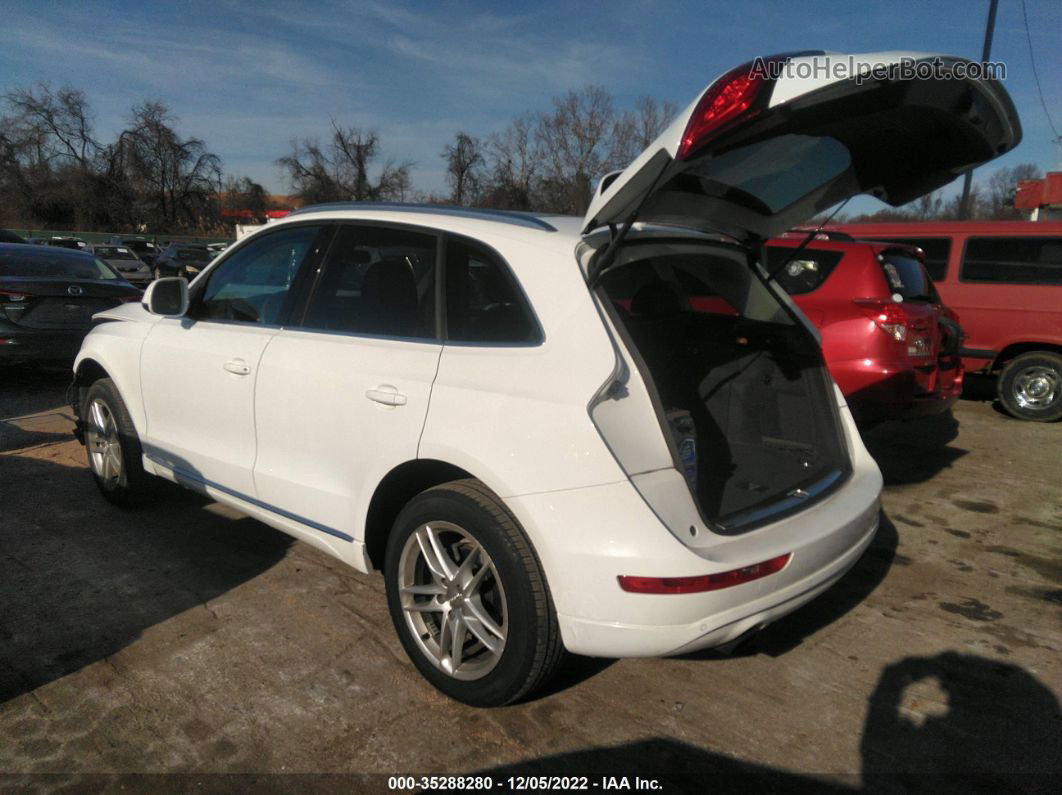 2014 Audi Q5 2.0t Premium White vin: WA1LFAFP9EA019082