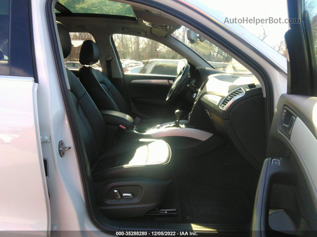 2014 Audi Q5 2.0t Premium White vin: WA1LFAFP9EA019082