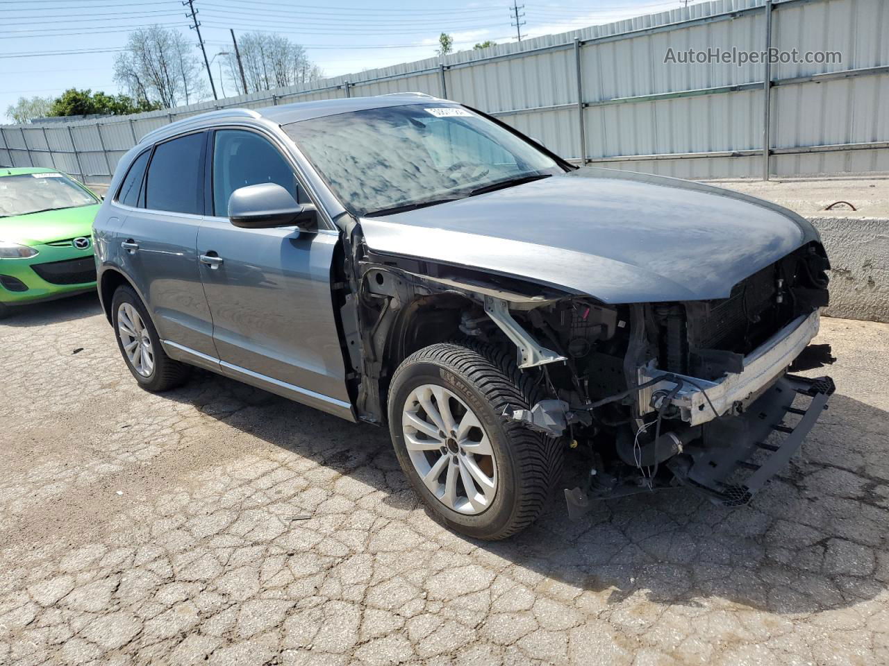 2014 Audi Q5 Premium Plus Серебряный vin: WA1LFAFP9EA024279