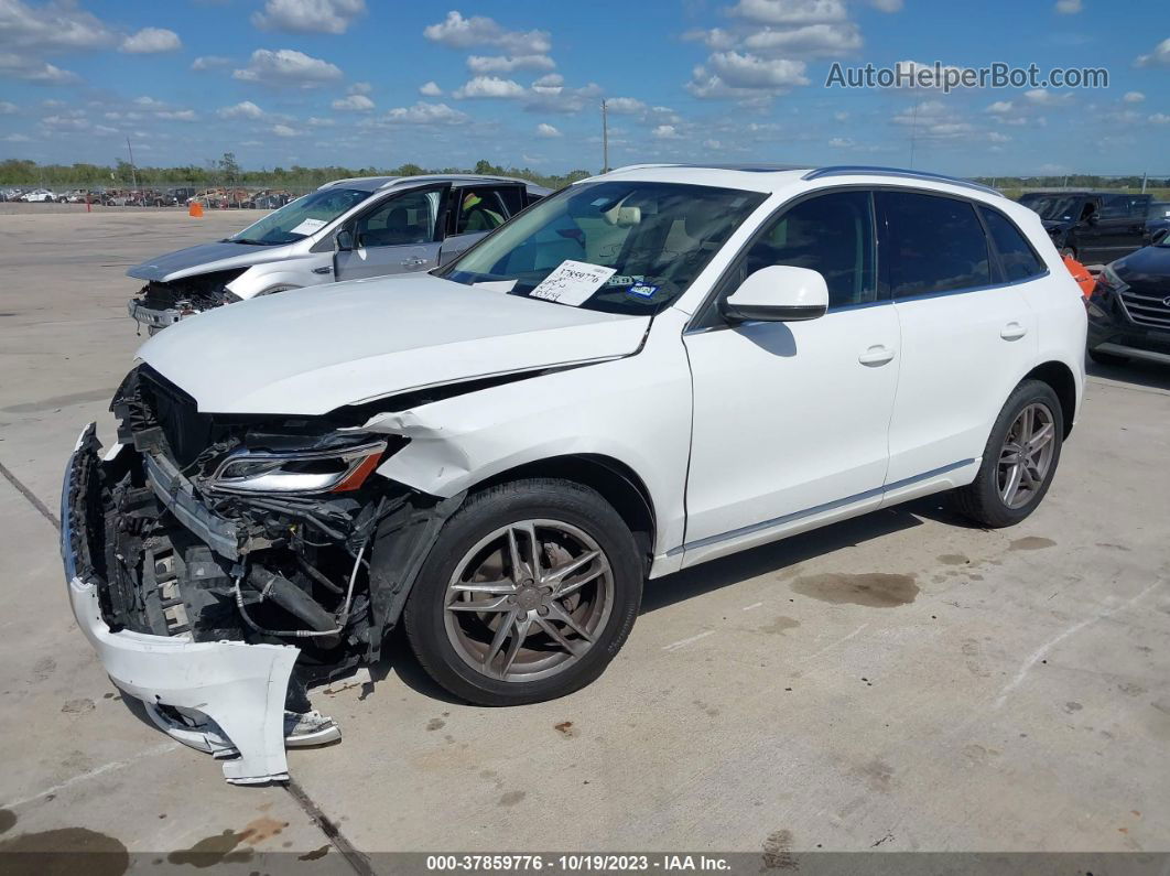 2014 Audi Q5 2.0t Premium White vin: WA1LFAFP9EA035413