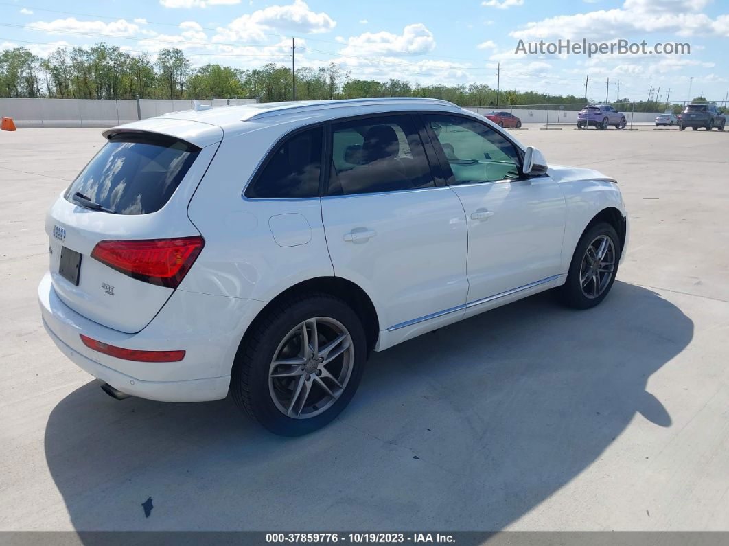 2014 Audi Q5 2.0t Premium White vin: WA1LFAFP9EA035413