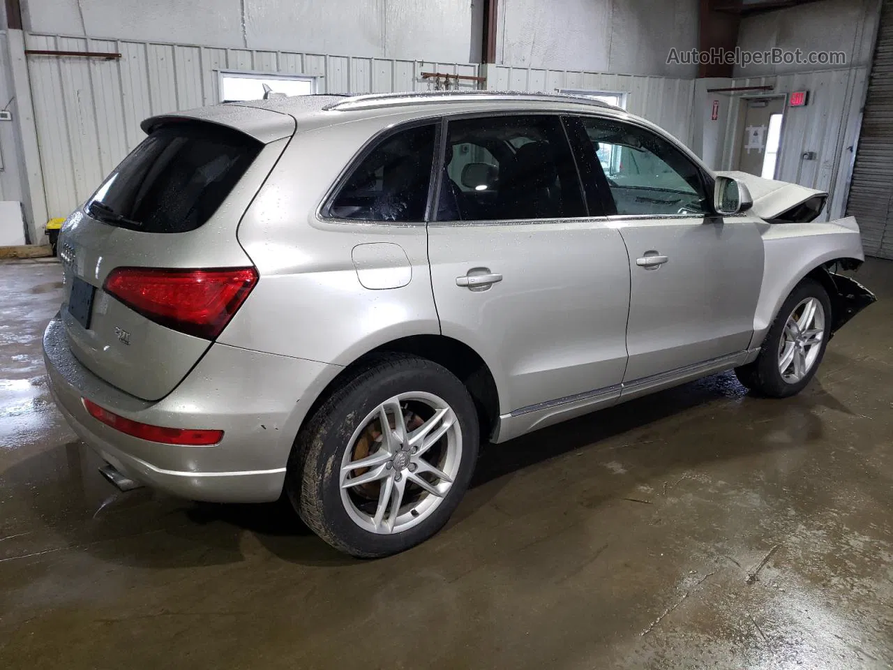 2014 Audi Q5 Premium Plus Желто-коричневый vin: WA1LFAFP9EA040983