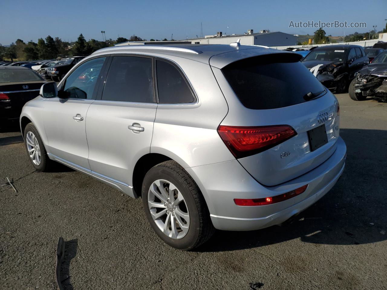 2014 Audi Q5 Premium Plus Серебряный vin: WA1LFAFP9EA046766