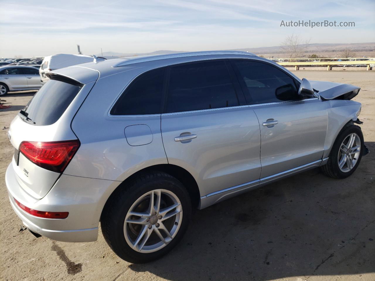 2014 Audi Q5 Premium Plus Silver vin: WA1LFAFP9EA057301