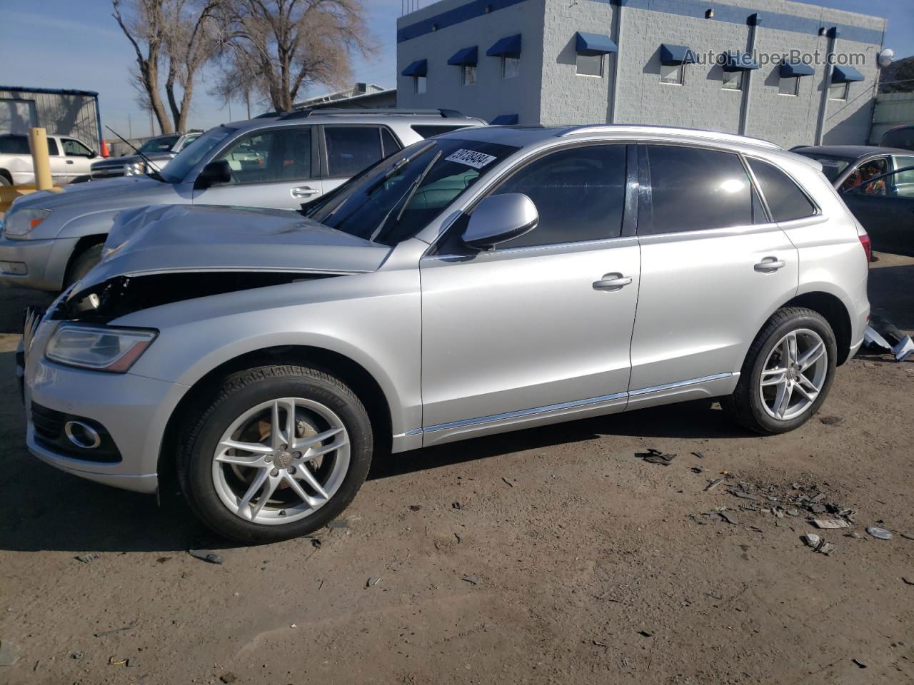 2014 Audi Q5 Premium Plus Silver vin: WA1LFAFP9EA057301