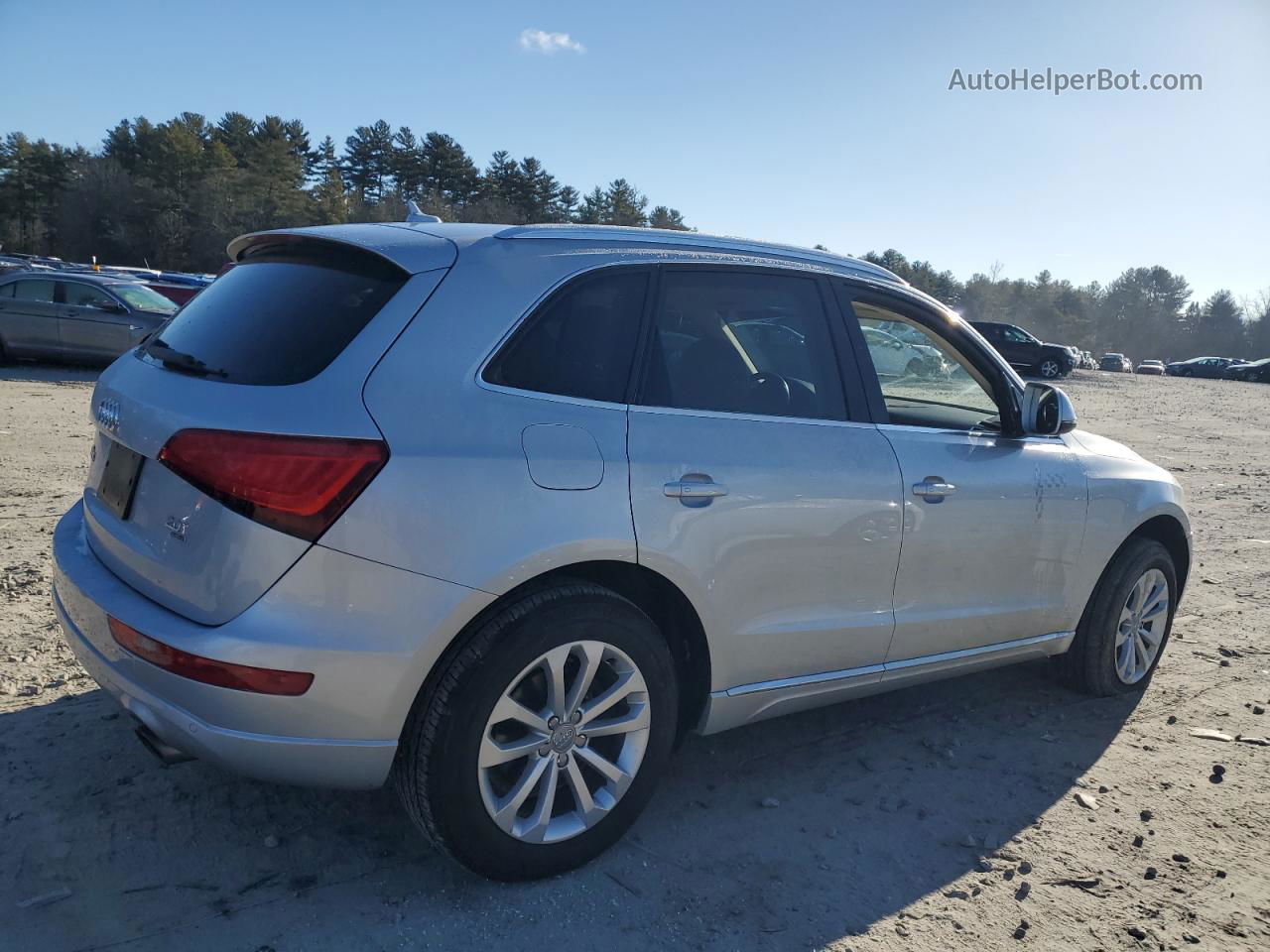 2014 Audi Q5 Premium Plus Silver vin: WA1LFAFP9EA060361