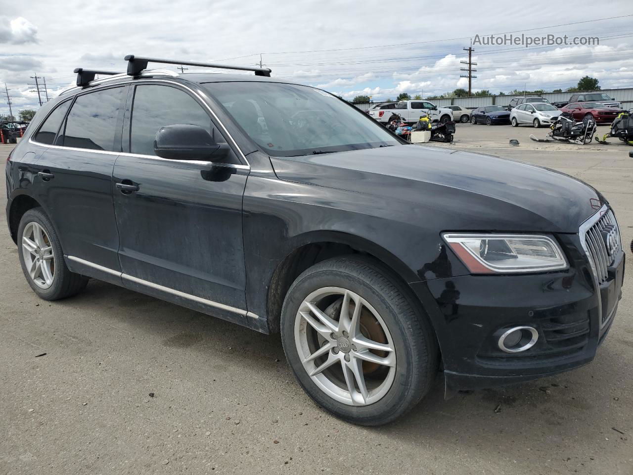 2014 Audi Q5 Premium Plus Черный vin: WA1LFAFP9EA116590