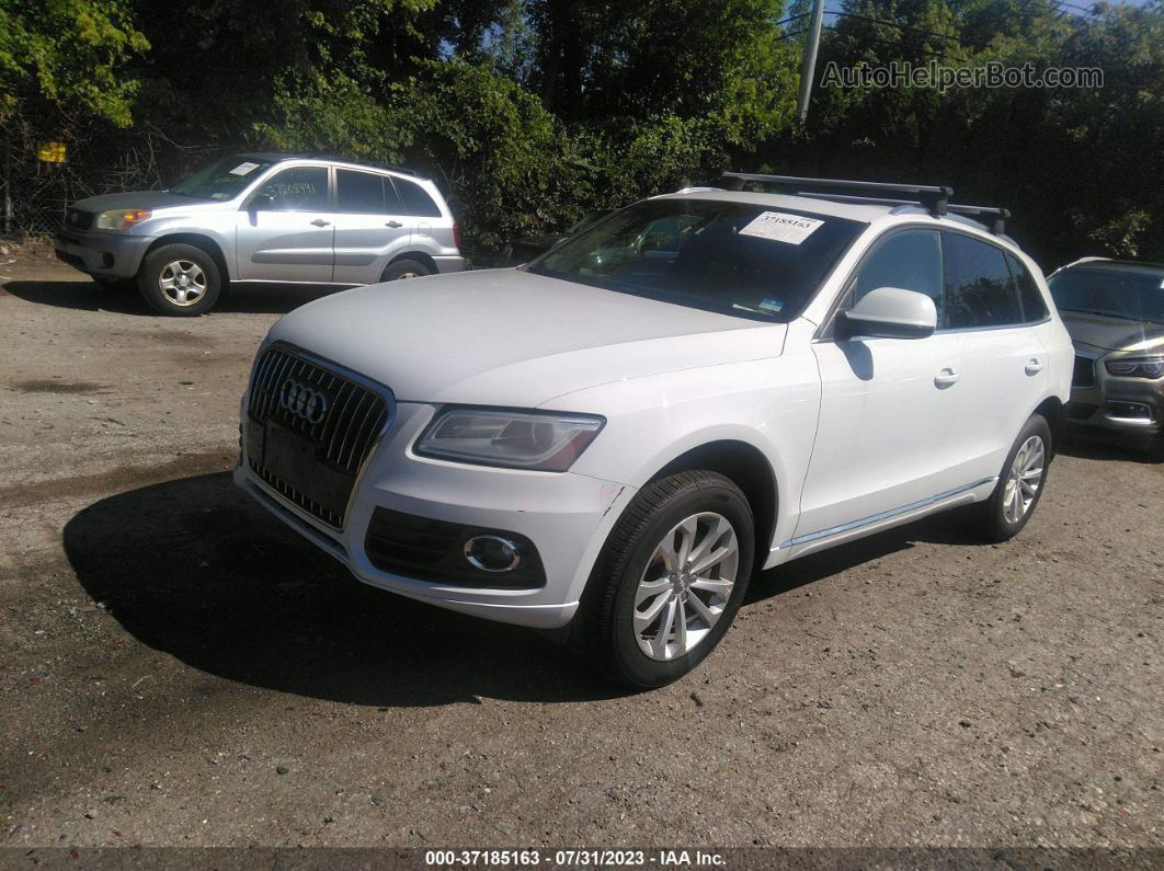 2014 Audi Q5 Premium Plus White vin: WA1LFAFPXEA015896