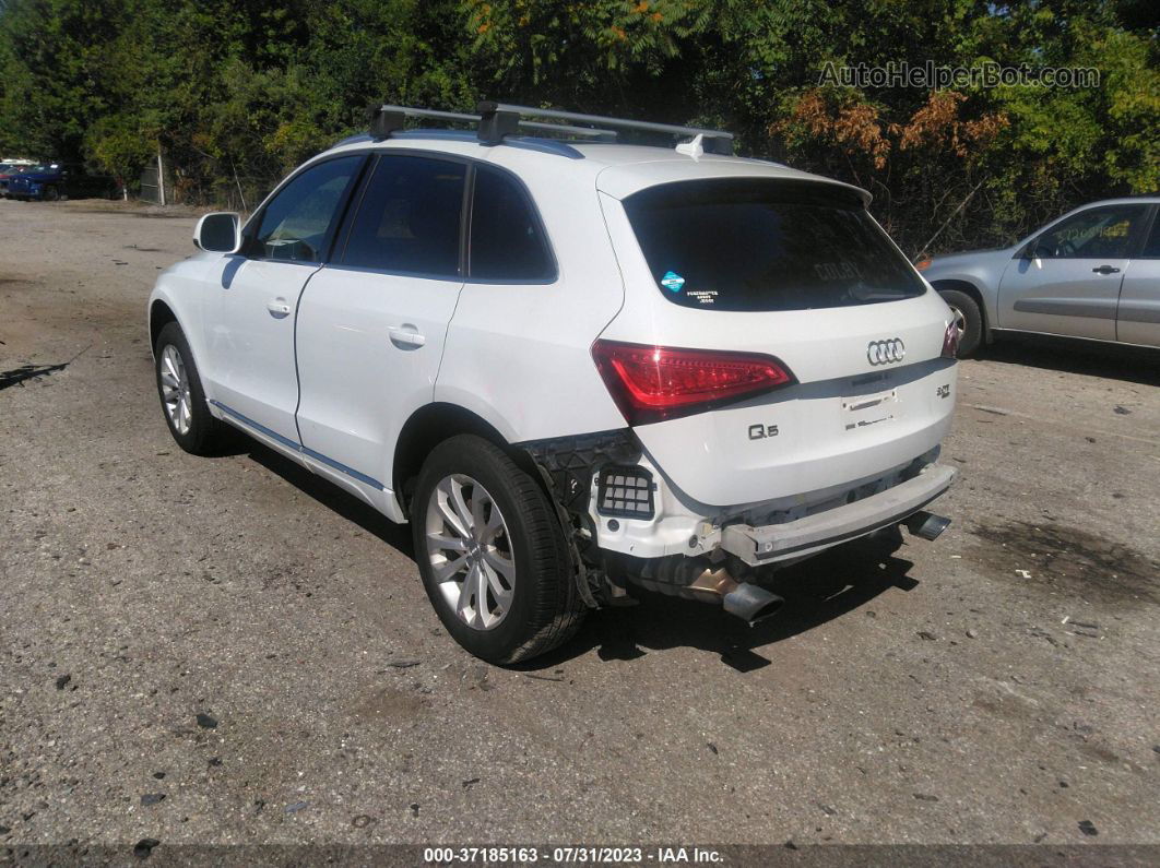 2014 Audi Q5 Premium Plus White vin: WA1LFAFPXEA015896