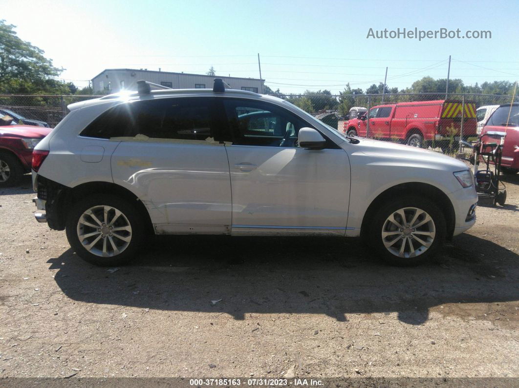 2014 Audi Q5 Premium Plus White vin: WA1LFAFPXEA015896