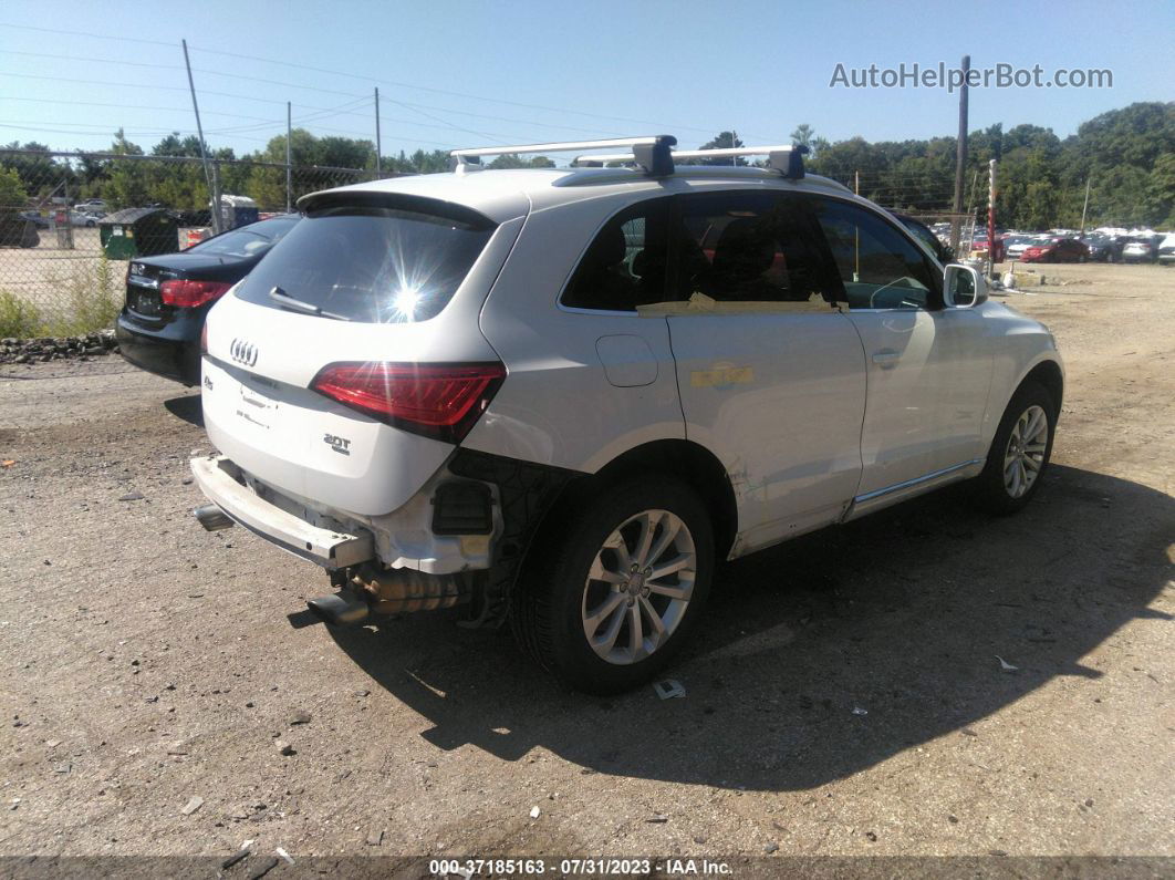 2014 Audi Q5 Premium Plus White vin: WA1LFAFPXEA015896