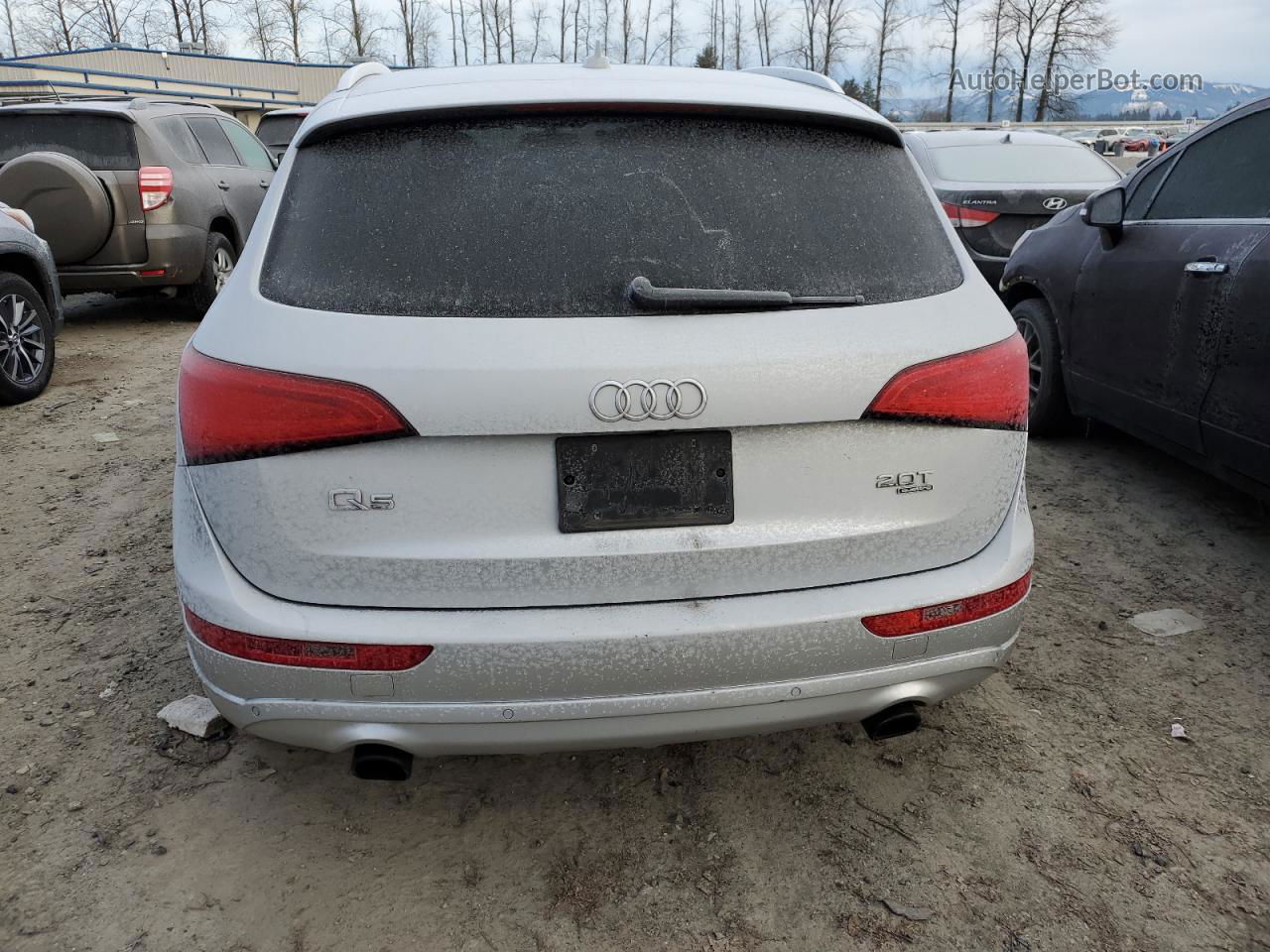 2014 Audi Q5 Premium Plus Silver vin: WA1LFAFPXEA052530