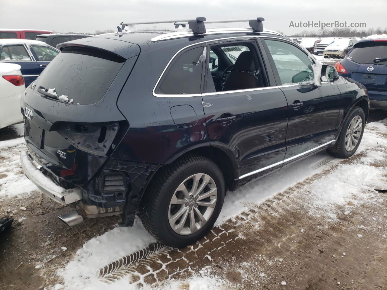 2014 Audi Q5 Premium Plus Черный vin: WA1LFAFPXEA055282