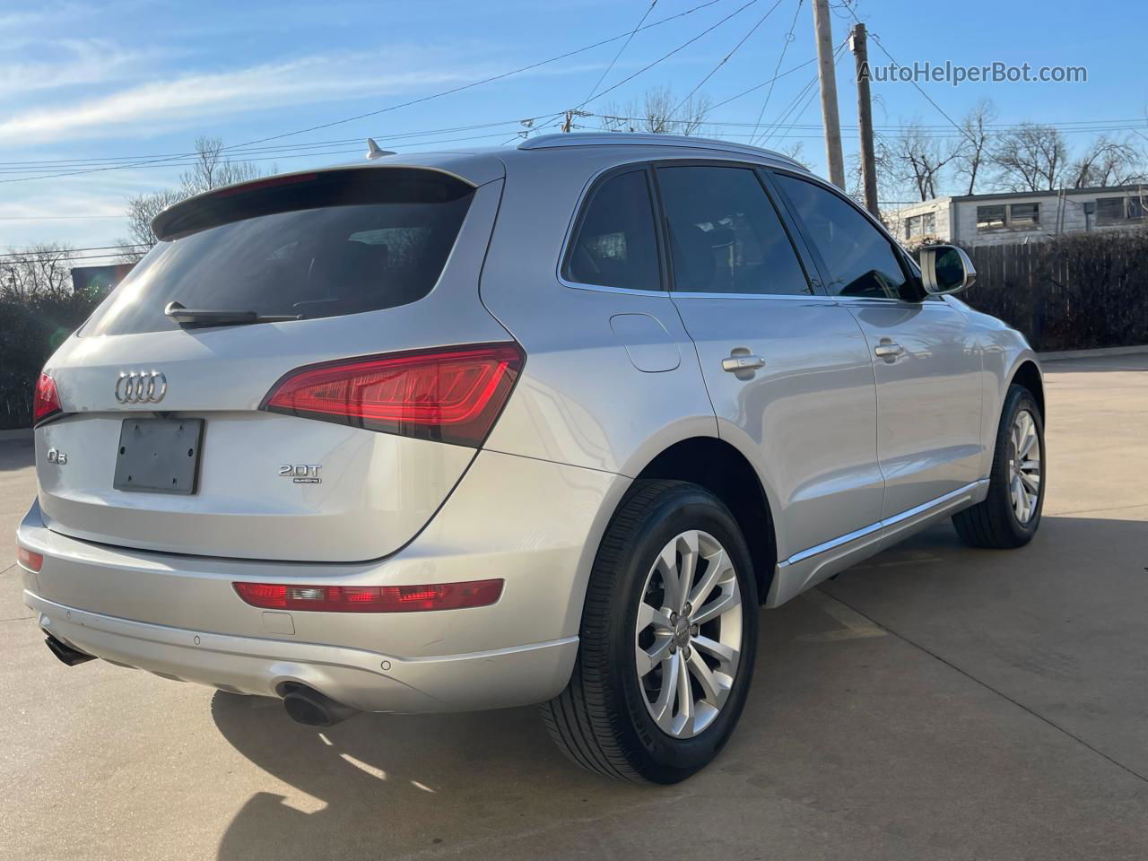 2014 Audi Q5 Premium Plus Silver vin: WA1LFAFPXEA058201