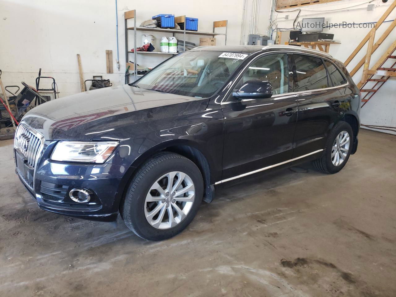 2014 Audi Q5 Premium Plus Синий vin: WA1LFAFPXEA075306