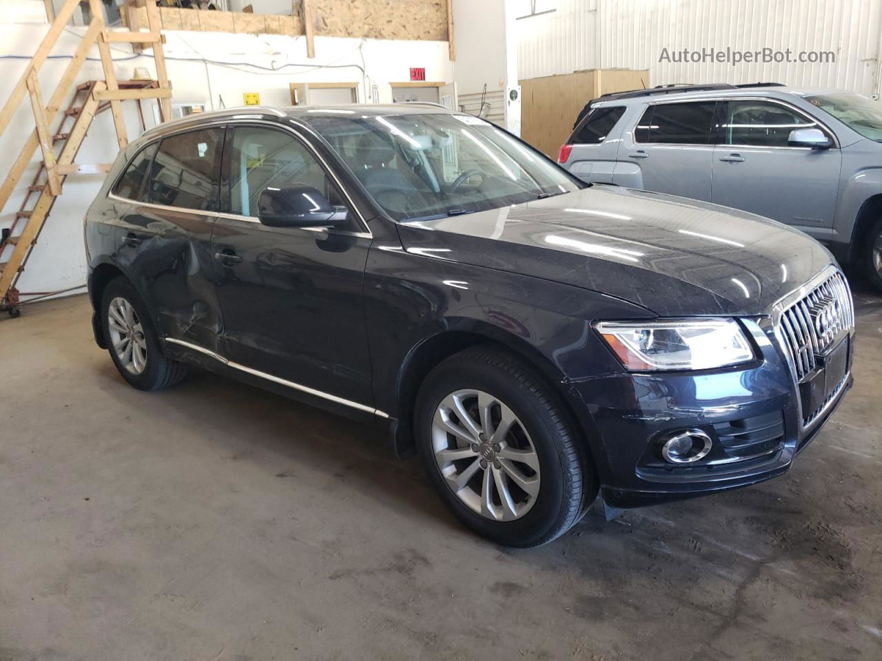 2014 Audi Q5 Premium Plus Синий vin: WA1LFAFPXEA075306