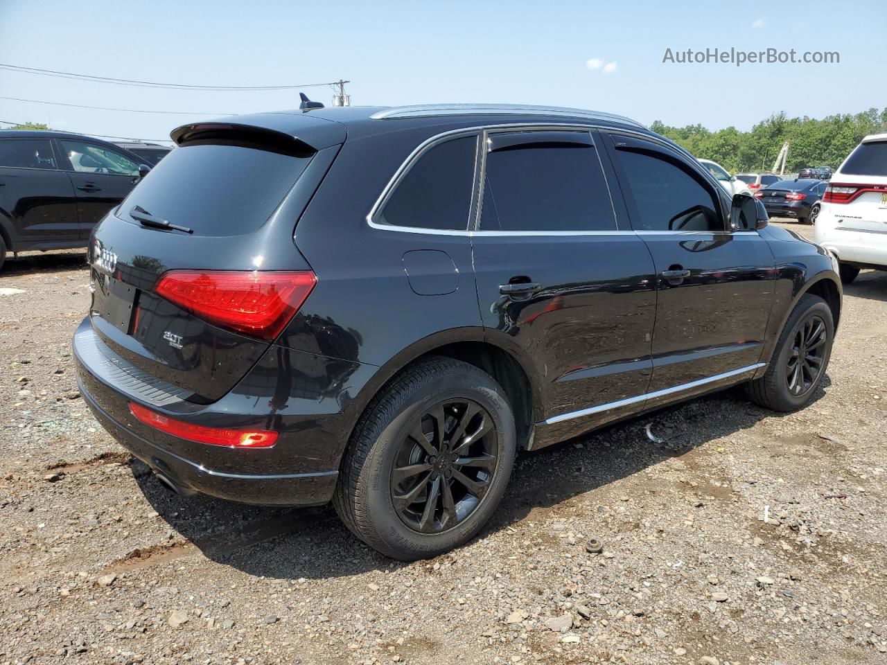 2014 Audi Q5 Premium Plus Черный vin: WA1LFAFPXEA101032