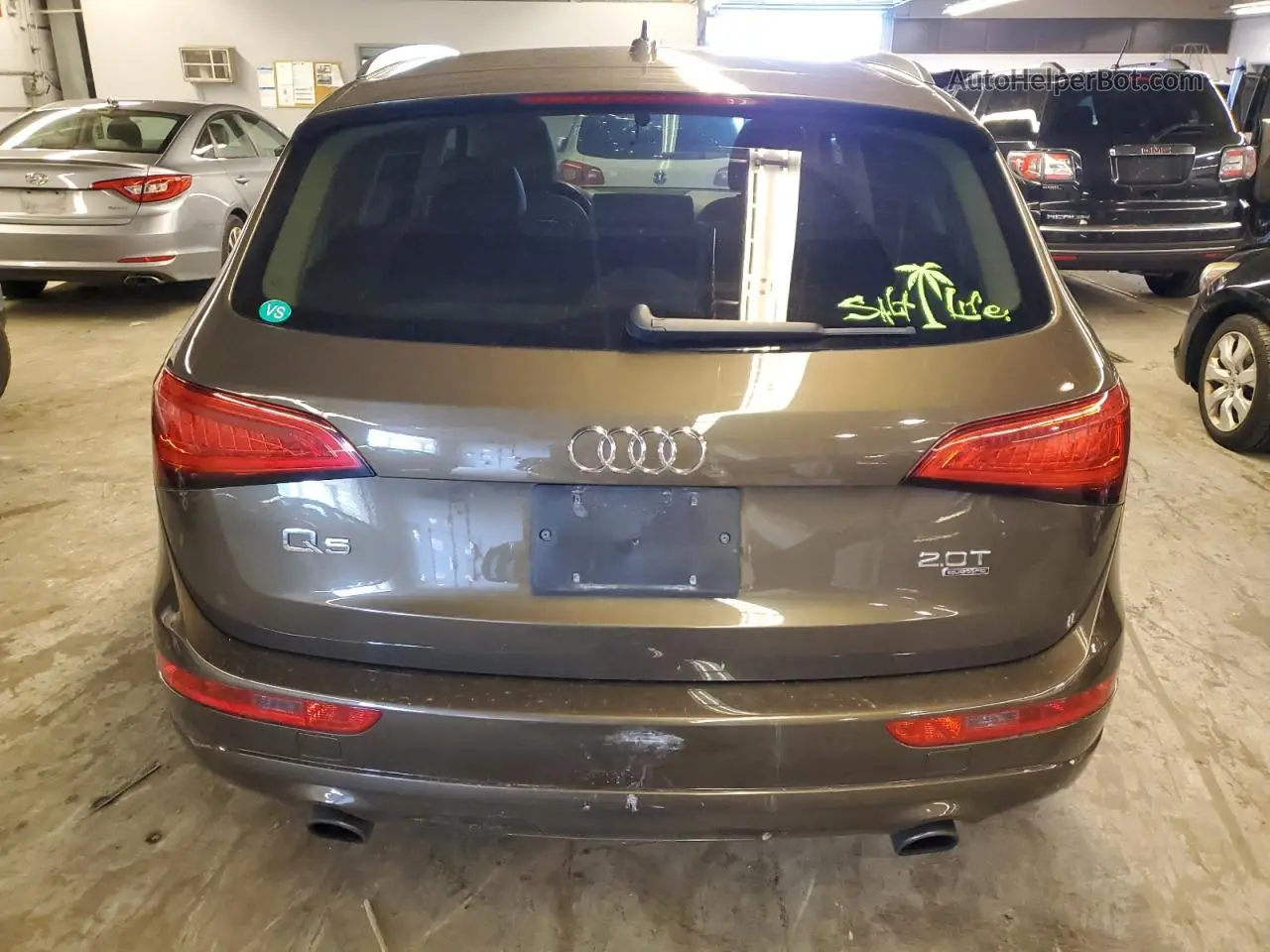 2014 Audi Q5 Premium Plus Brown vin: WA1LFBFP5EA101929