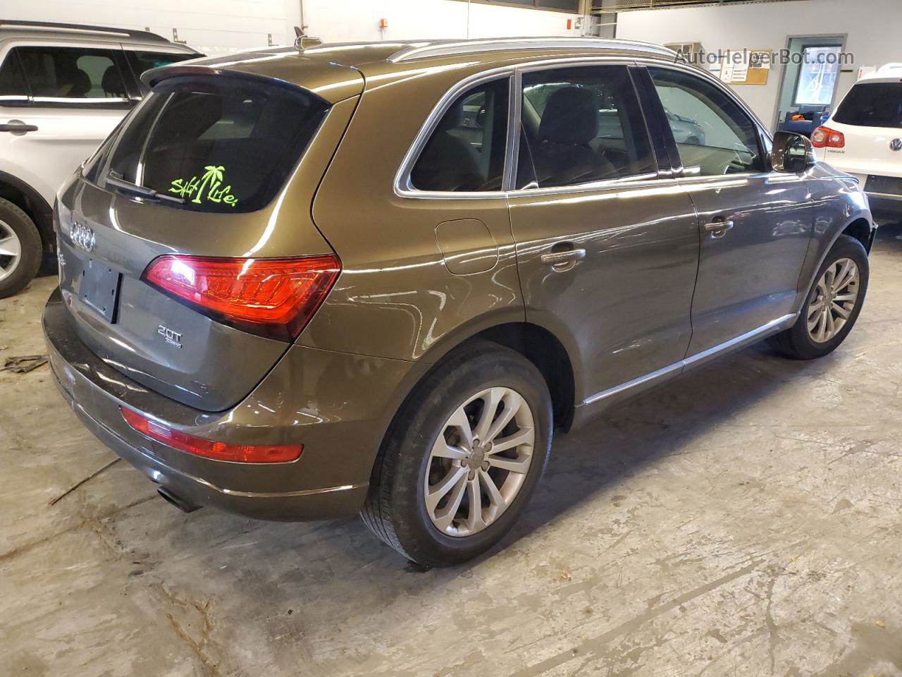 2014 Audi Q5 Premium Plus Brown vin: WA1LFBFP5EA101929