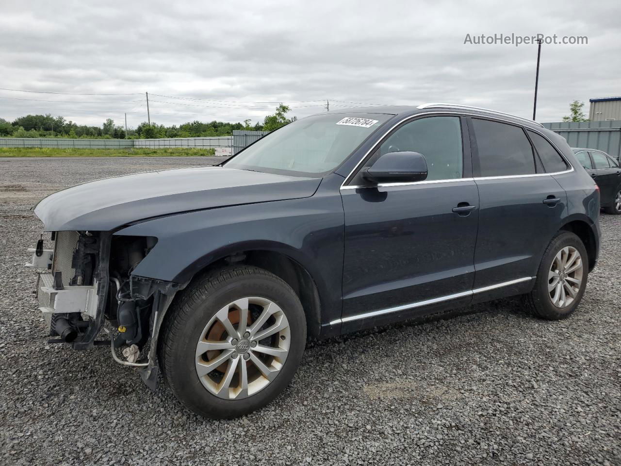 2014 Audi Q5 Premium Plus Blue vin: WA1LFCFP2EA007464