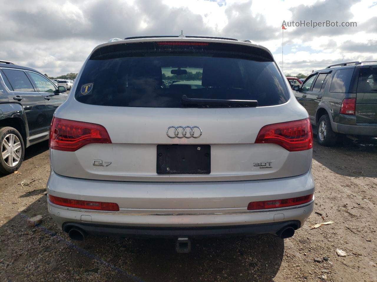 2015 Audi Q7 Premium Plus Silver vin: WA1LGAFE0FD006877