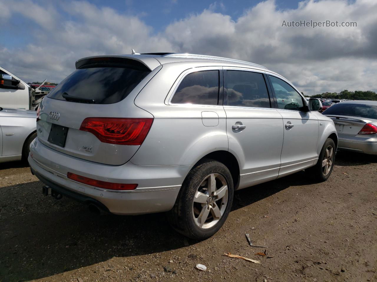 2015 Audi Q7 Premium Plus Silver vin: WA1LGAFE0FD006877