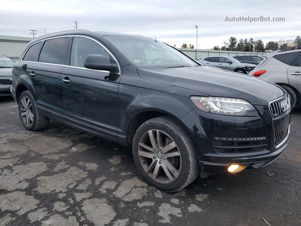 2015 Audi Q7 Premium Plus Черный vin: WA1LGAFE0FD015398