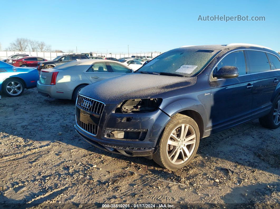 2015 Audi Q7 3.0t Premium Синий vin: WA1LGAFE0FD017233