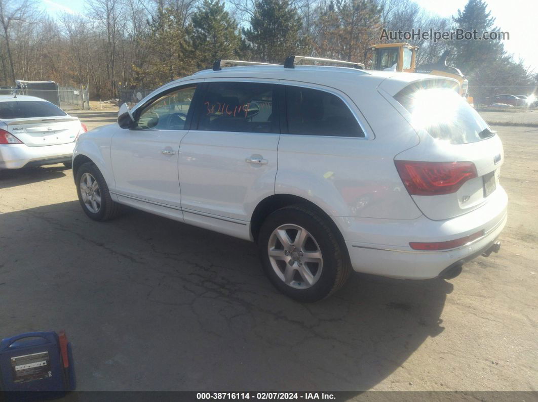 2015 Audi Q7 3.0t Premium White vin: WA1LGAFE0FD019127