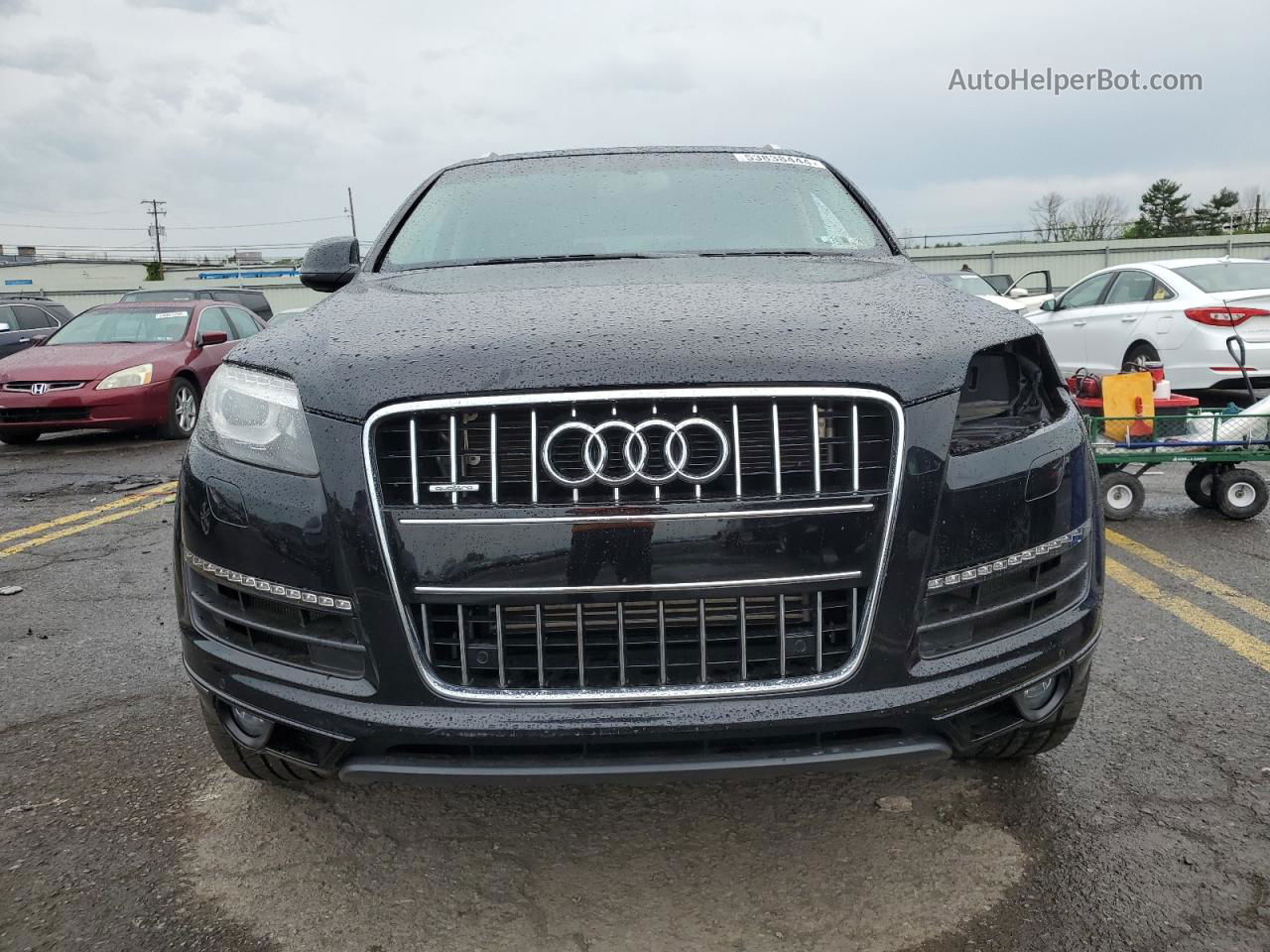 2015 Audi Q7 Premium Plus Черный vin: WA1LGAFE0FD030466